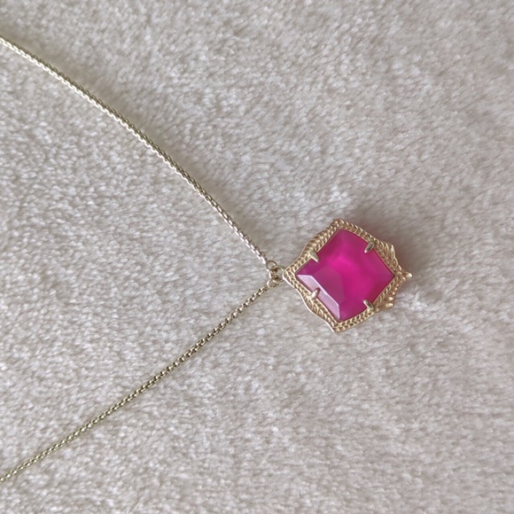 Kendra Scott Azalea Gold Kacey Sliding Adjustable Long Choker Necklace - Picture 1 of 10
